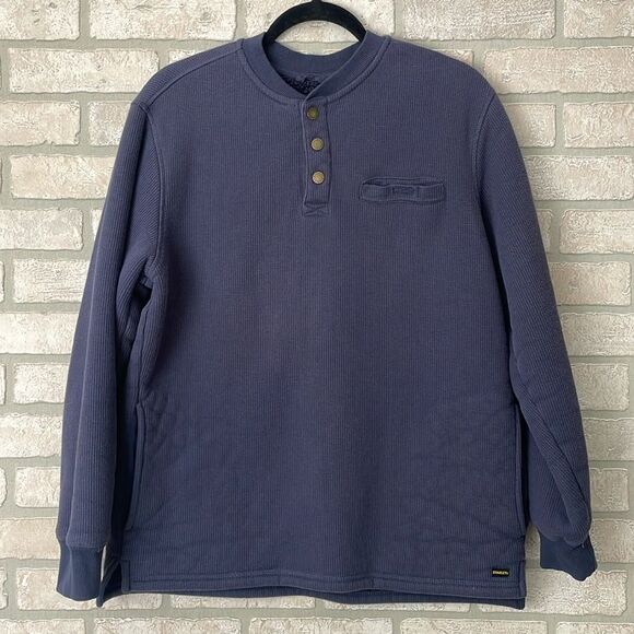 Stanley Men's Pullover Henley Fleece Lined Waffle thermal size M - Picture 1 of 7